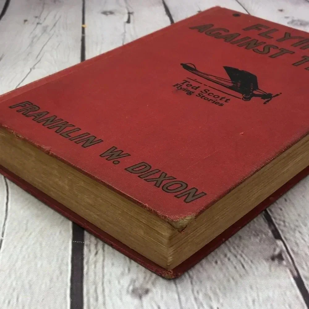 vintage 1930 Flying against time book